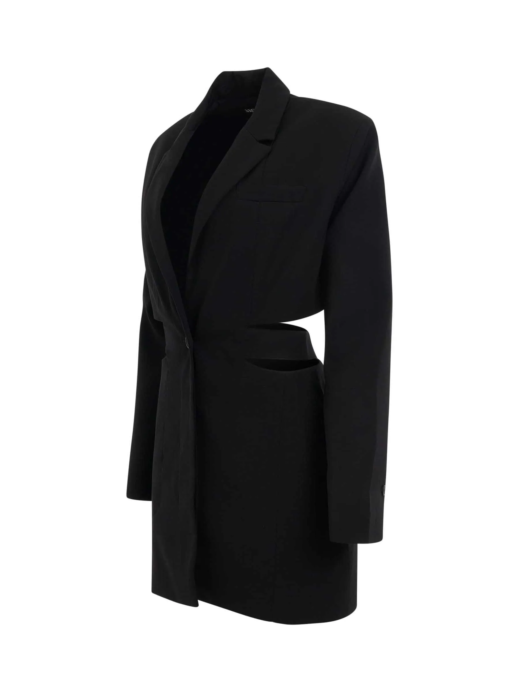 Bari Blazer Mini Dress in Black