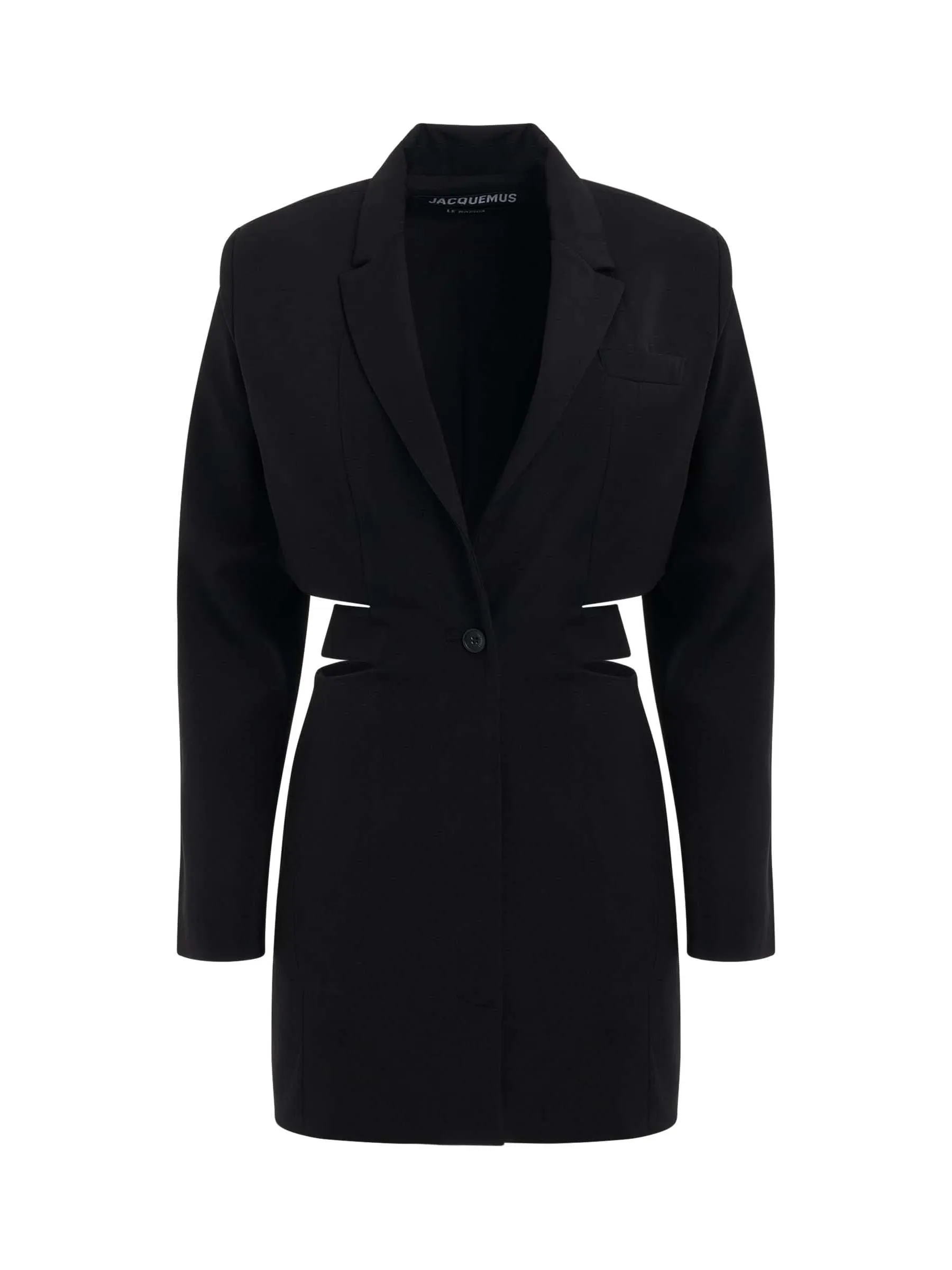 Bari Blazer Mini Dress in Black