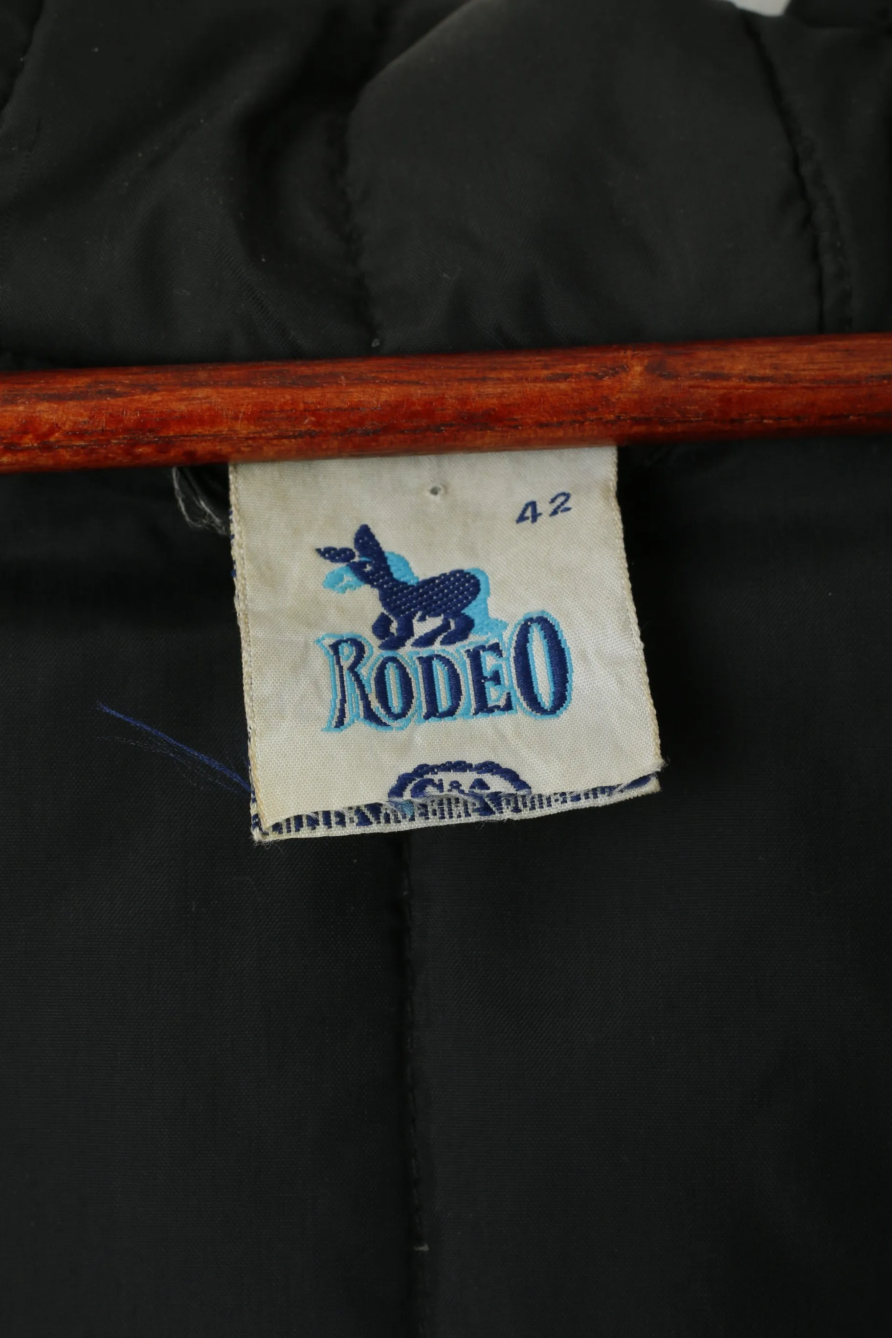 C&A Rodeo Women 42 XL Jacket Purple Festival Vintage Hooded Winter Parka