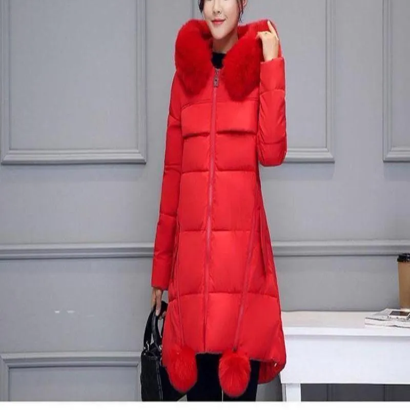 Fauz Fur Maternity Parka Coat