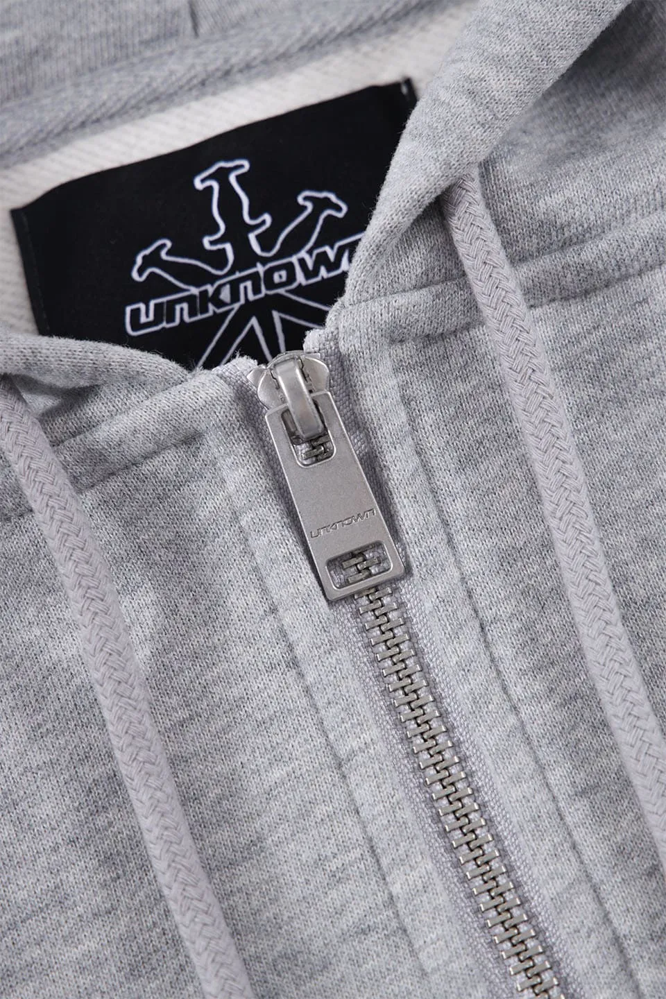 Grey Purple Rhinestone Hoodie
