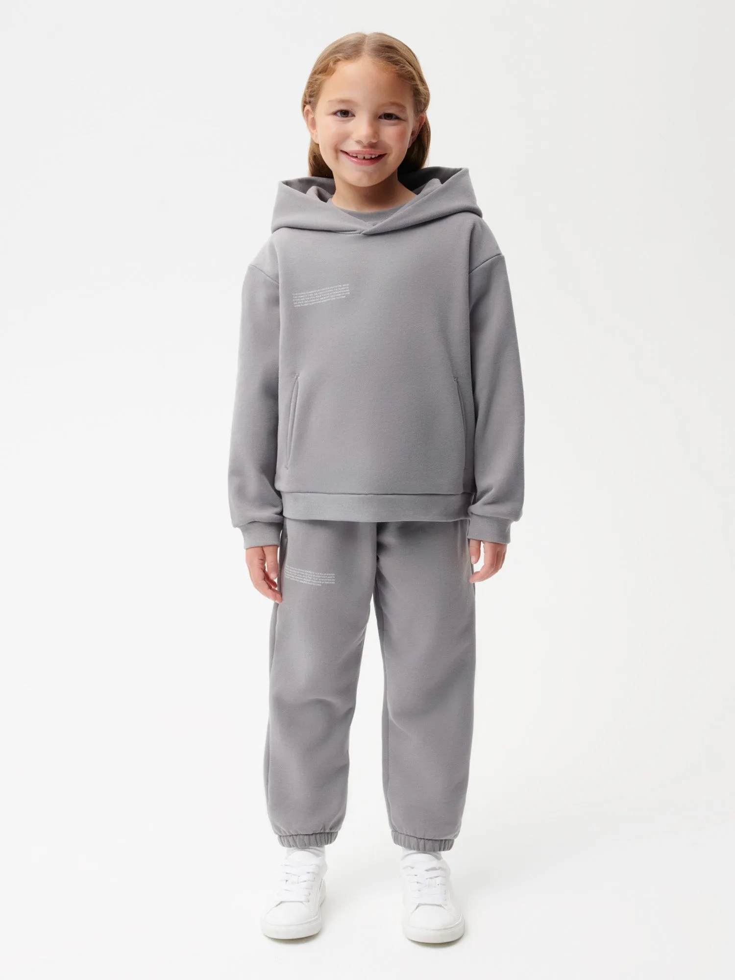 Kids' 365 Hoodie - Solar System—moon grey