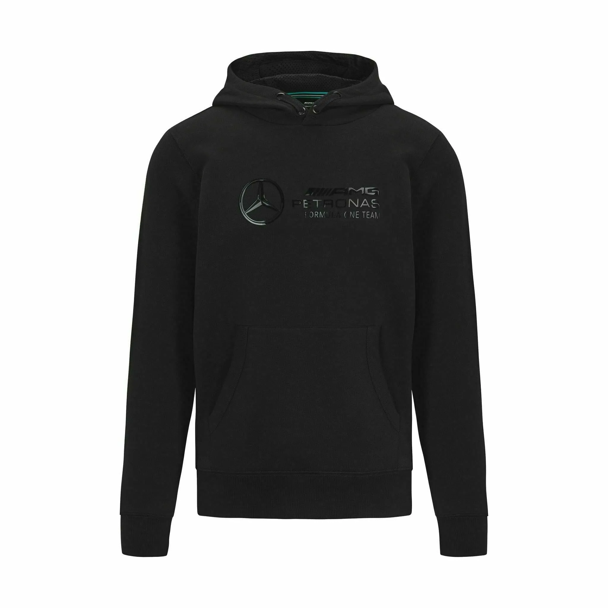 Mercedes Benz AMG Petronas F1 Unisex Stealth Large Logo Hoodie -Black