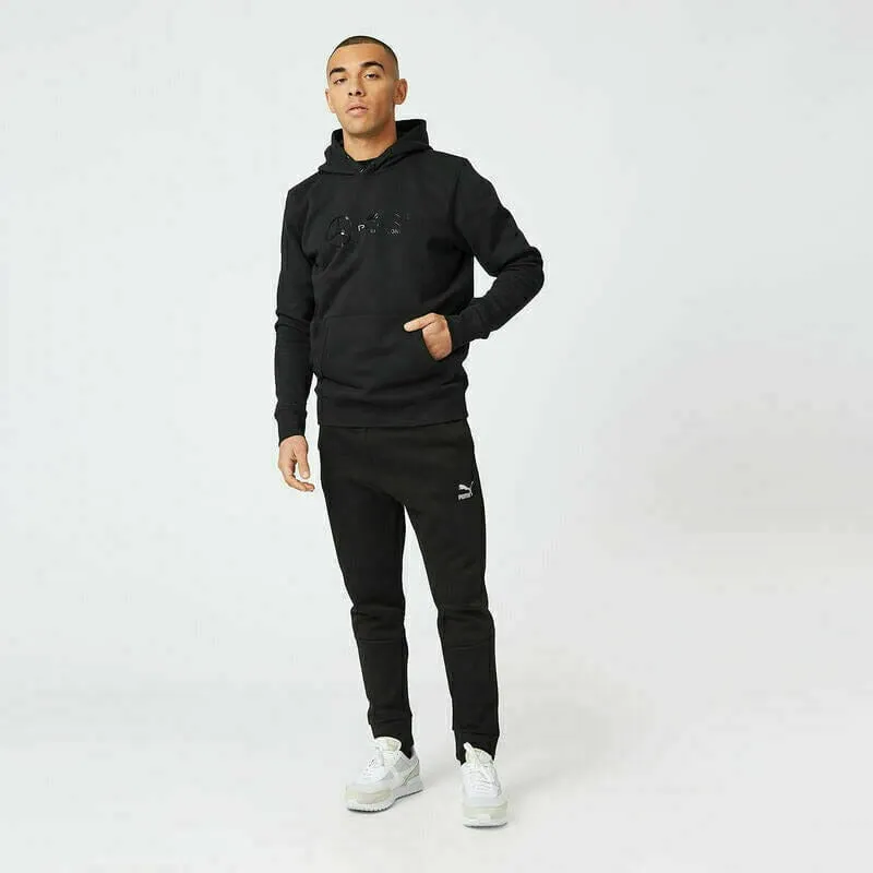 Mercedes Benz AMG Petronas F1 Unisex Stealth Large Logo Hoodie -Black