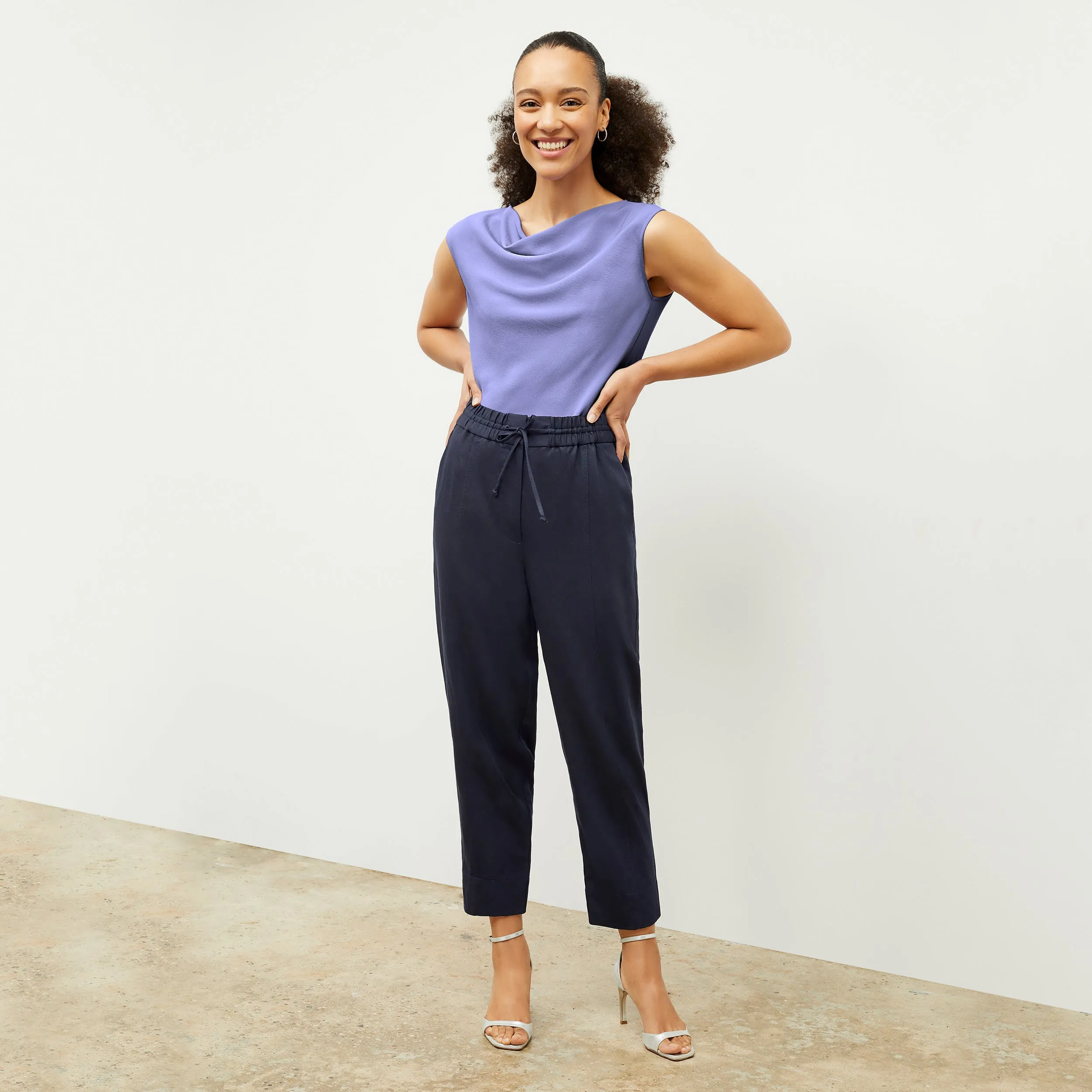 Nora Top - Eco Soft Wave :: Iris
