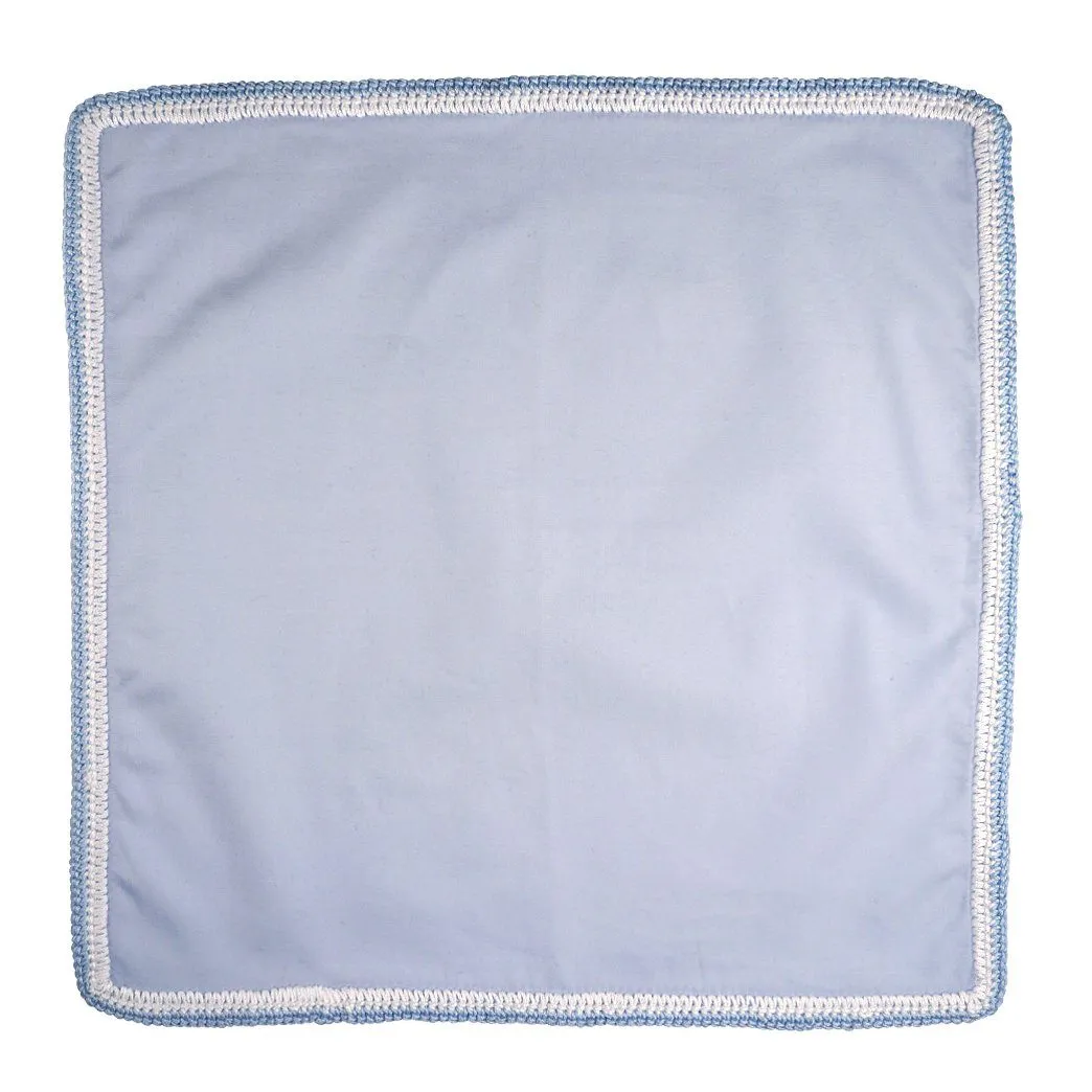 Powder Blu with White and Baby Blue Signature Border