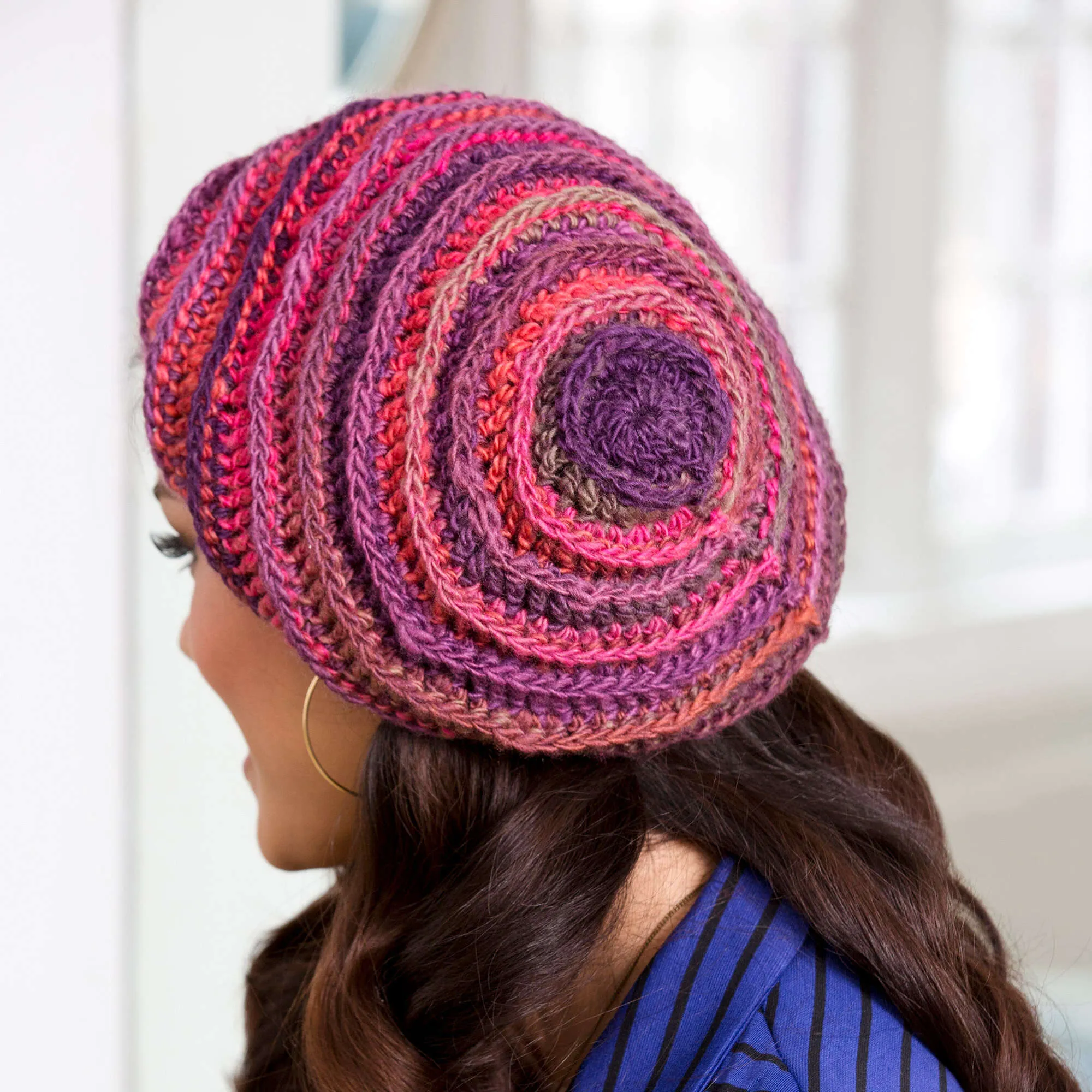 Red Heart Crochet Slouchy Beanie