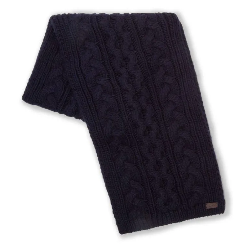 Schoffel Bakewell Ladies Hat/Scarf Set - Navy