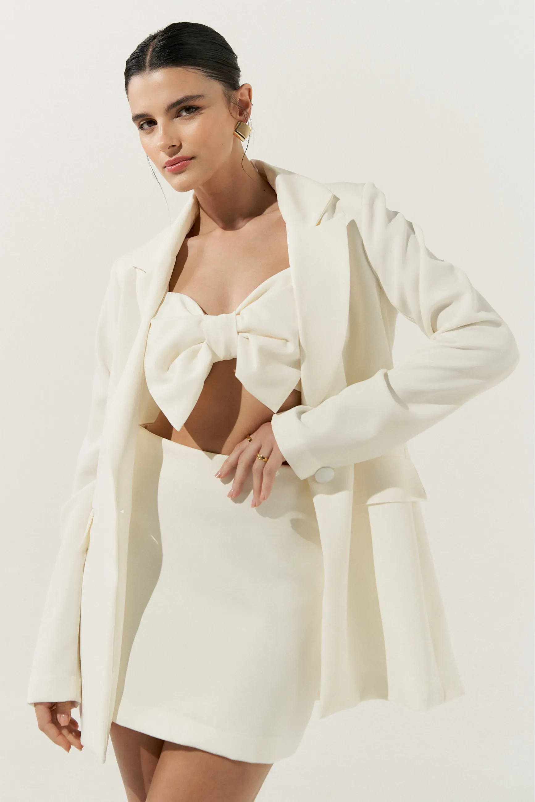 White Skirt Suit